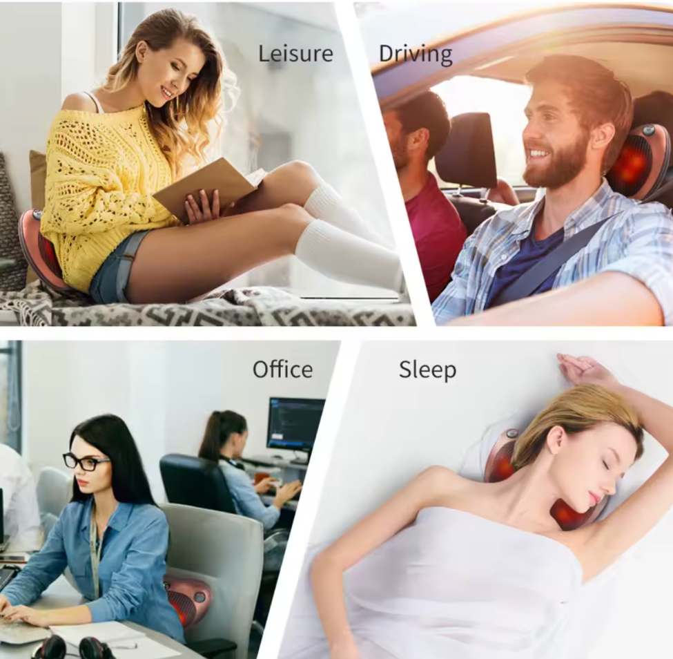 Coussin de massage chauffant