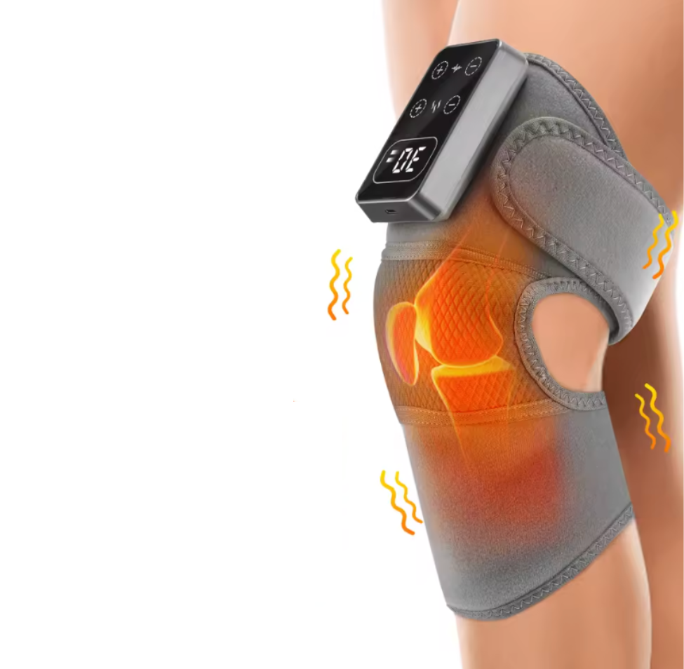 Genouillère de massage chauffante