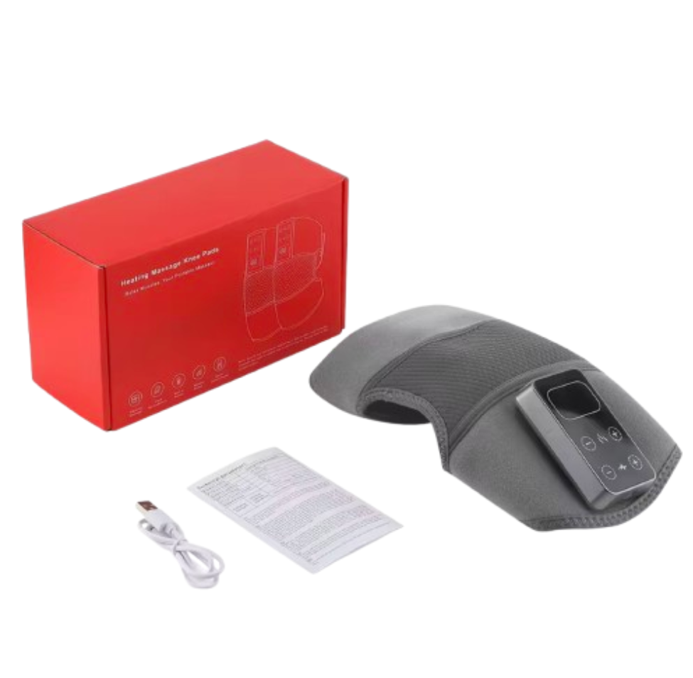 Genouillère de massage chauffante